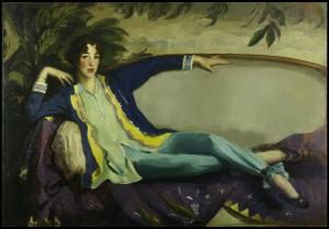 Portrait of Gertrude Vanderbilt Whitney by Robert Henri, 1916